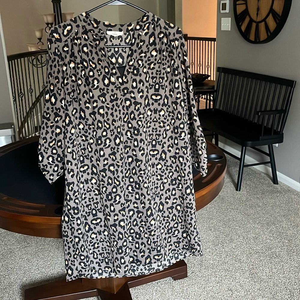 Entro Cheetah Print Dress